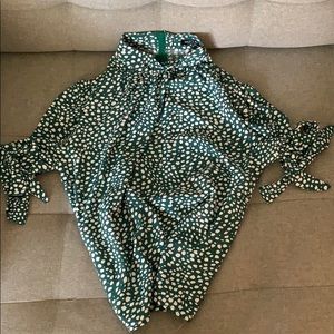 Green Spot Blouse